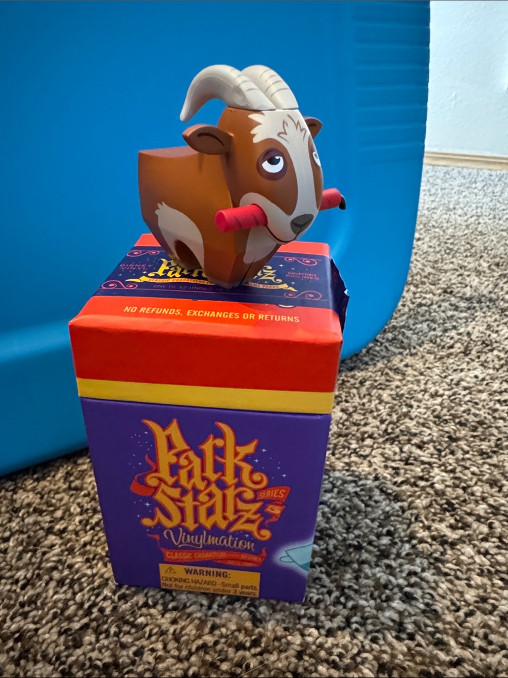 Disneyland Thunder Mountain Vinyl Goat Toy Figurine